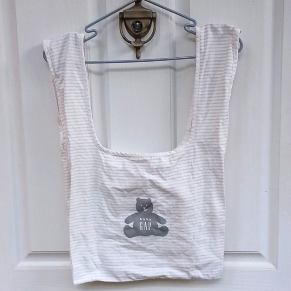 BABY GAP Striped Canvas Tote Bag - Picture 1 of 5
